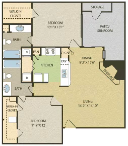 B1 - Brazos 3231 floor plan